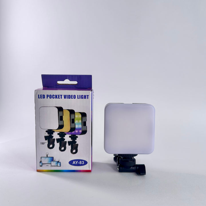 Luz RGB recargable para celular 