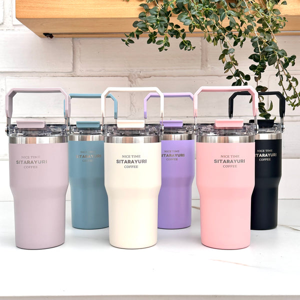 💜 Termos Sitarayuri Coffee con asa plegable + ¡¡¡Audífonos totalmente gratis!!! + ¡¡¡Envío totalmente gratis!!!