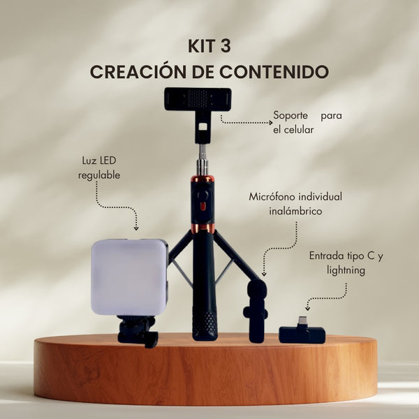 📲 Kit3 de Creación de Contenido  ¡¡¡Envío totalmente gratis!!!